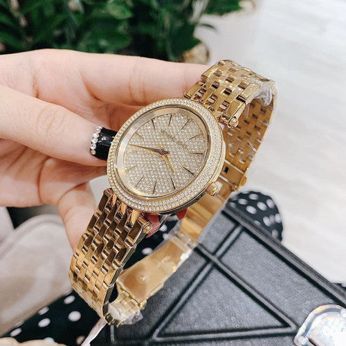  Shop Authentic Michael Kors Darci Gold Dial Gold Steel Strap Watch for Women - MK3438 - Luxxuri