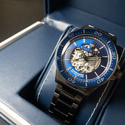  Shop Authentic Maserati SFIDA Automatic Blue Dial Silver Steel Strap Watch For Men - R8823140001 - Luxxuri