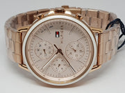  Shop Authentic Tommy Hilfiger Carly Rose Gold Dial Rose Gold Steel Strap Watch for Women - 1781788 - Luxxuri