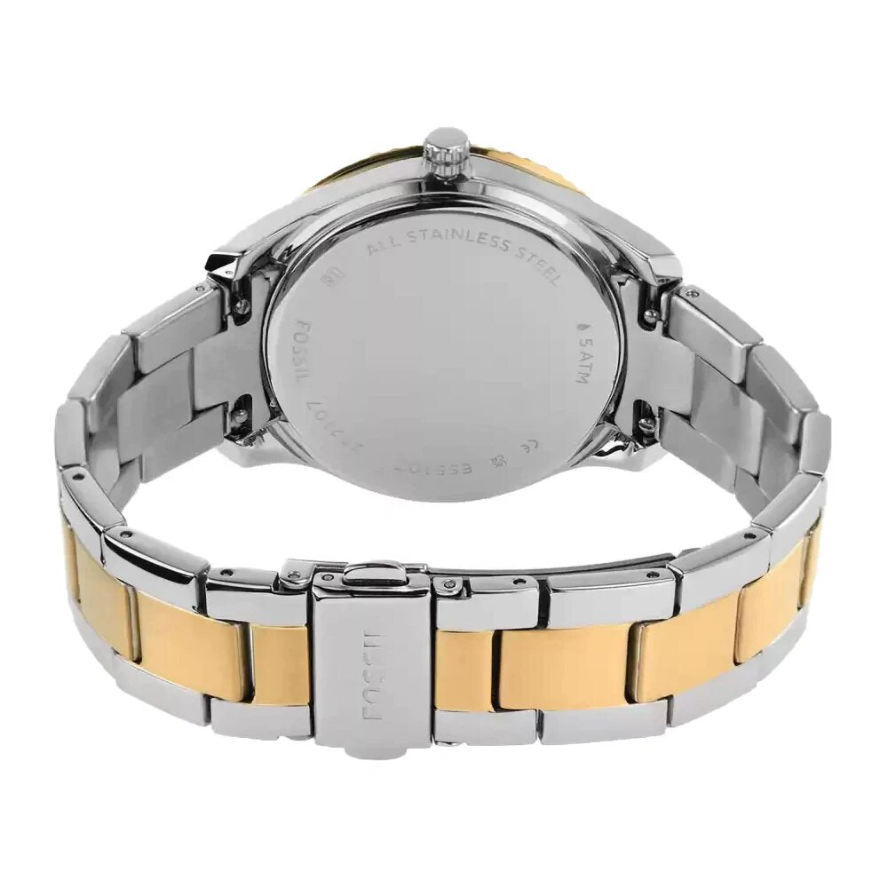  Shop Authentic Fossil Stella Sport Multifunction Silver Dial Two Tone Steel Strap Watch for Women - ES5107 - Luxxuri