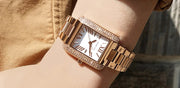  Shop Authentic Michael Kors Emery Three-Hand Crystals Silver Dial Rose Gold Steel Strap Watch for Women - MK4641 - Luxxuri