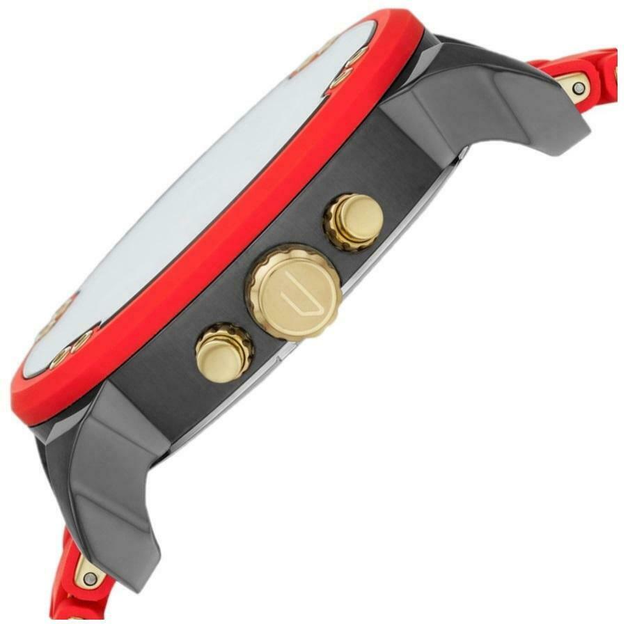  Shop Authentic Diesel Mr Daddy 2.0 Chronograph Grey Dial Red Rubber Strap Watch For Men - DZ7430 - Luxxuri