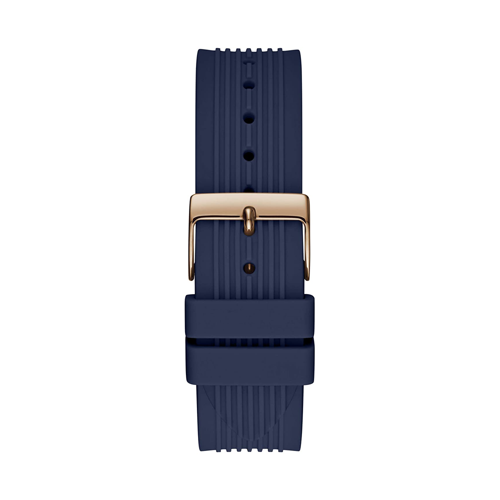  Shop Authentic Guess Athena White Dial White Dial Blue Rubber Strap Watch For Women - GW0030L5 - Luxxuri
