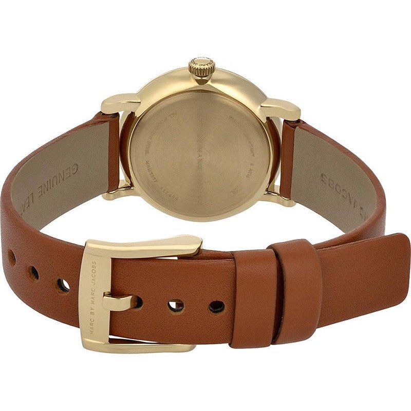  Shop Authentic Marc Jacobs Baker White Dial Brown Leather Strap Watch for Women - MBM1317 - Luxxuri