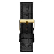  Shop Authentic Guess Gadget Gold Dial Black Leather Strap Watch for Men - GW0570G1 - Luxxuri