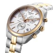  Shop Authentic Tissot T Sport PR 100 Chronograph White Dial Two Tone Steel Strap Watch For Men - T101.417.22.031.00 - Luxxuri
