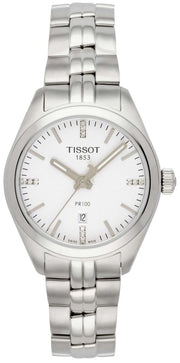  Shop Authentic Tissot T Classic PR 100 Lady Silver Dial Watch For Women - T101.210.11.036.00 - Luxxuri