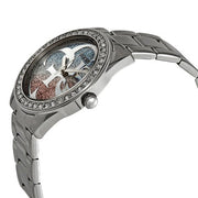  Shop Authentic Guess G Twist Diamonds Purple Dial Black Steel Strap Watch For Women - W1201L4 - Luxxuri