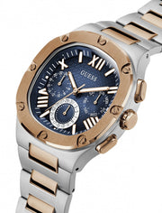  Shop Authentic Guess Headliner Multifunction Blue Dial Two Tone Steel Strap Watch For Men - GW0572G4 - Luxxuri