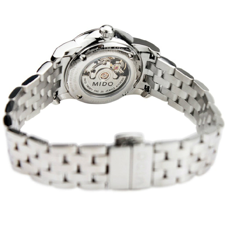  Shop Authentic Mido Baroncelli III Automatic Grey Dial Silver Steel Strap Watch For Women - M7600.4.13.1 - Luxxuri