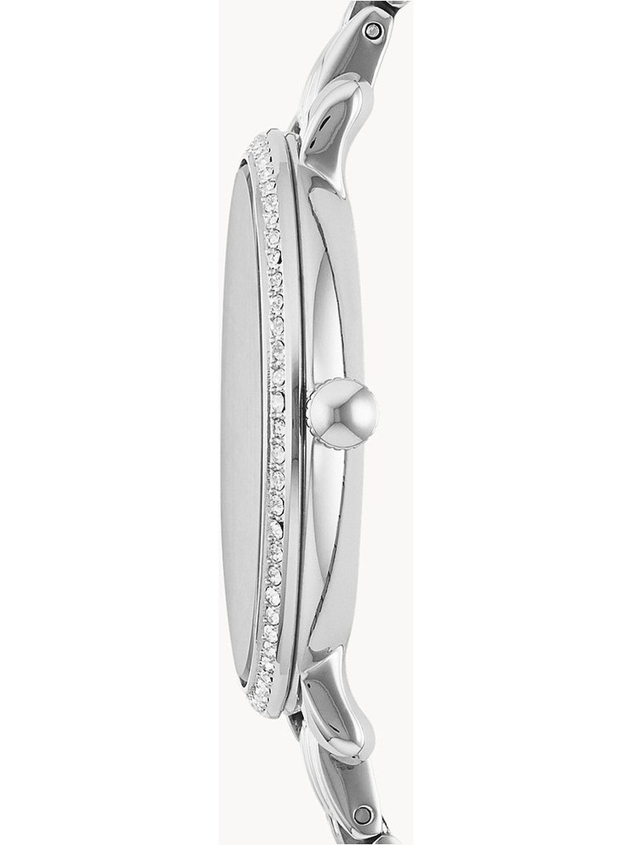  Shop Authentic Fossil Jacqueline White Dial Silver Steel Strap Watch for Women - ES3631 - Luxxuri