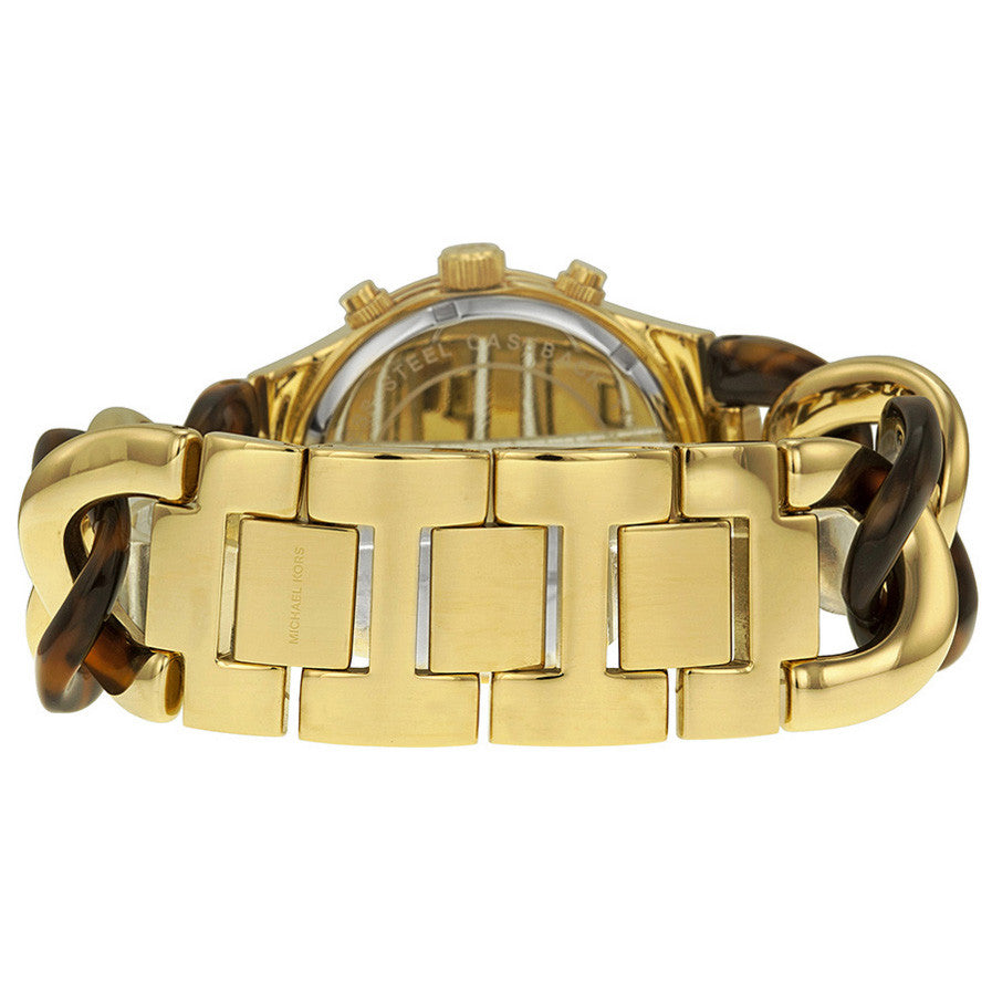  Shop Authentic Michael Kors Runway Gold Dial Two Tone Steel Strap Watch for Women - MK4222 - Luxxuri