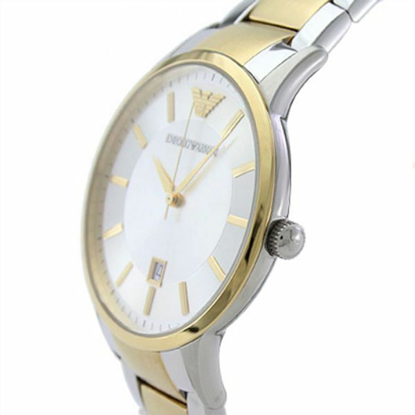  Shop Authentic Emporio Armani Renato Silver Dial Two Tone Steel Strap Watch For Men - AR2449 - Luxxuri