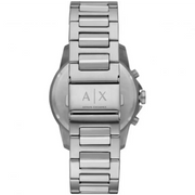  Shop Authentic Armani Exchange Outerbanks Chronograph Silver Dial Silver Steel Strap Watch For Men - AX7141 - Luxxuri