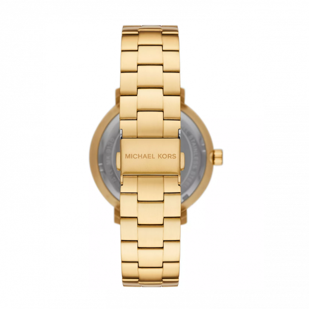  Shop Authentic Michael Kors Blake Quartz Black Dial Gold Steel Strap Watch for Men - MK9136 - Luxxuri