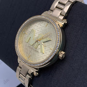  Shop Authentic Michael Kors Sofie Quartz Gold Dial Gold Steel Strap Watch For Women - MK4334 - Luxxuri