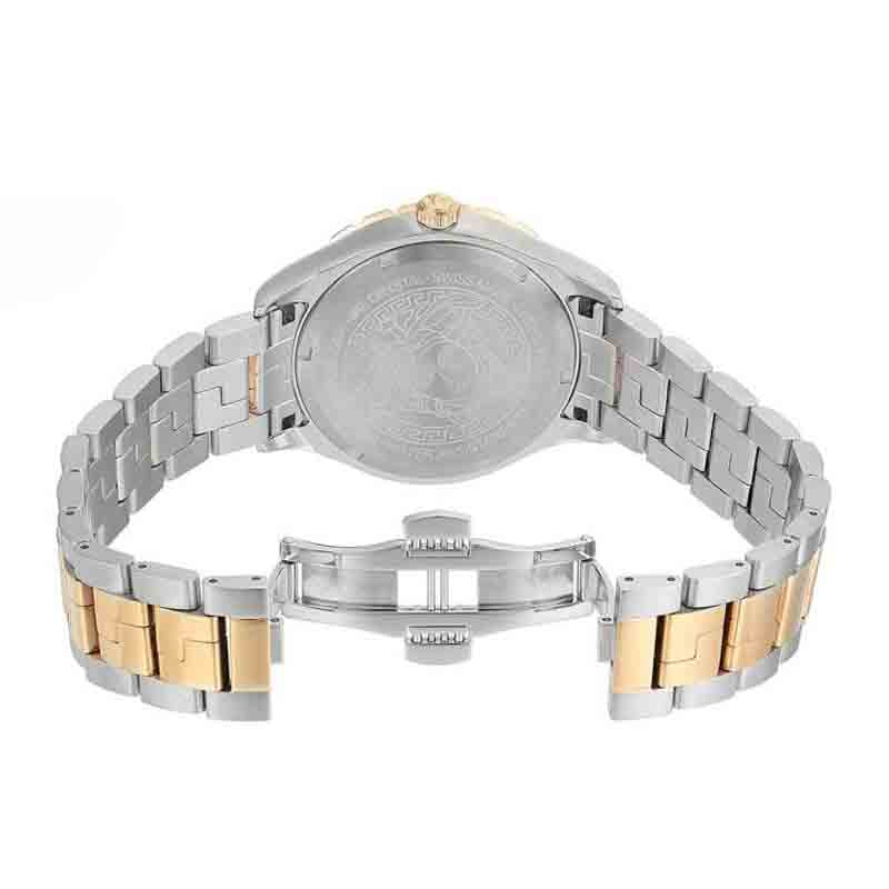  Shop Authentic Versace Hellenyium Quartz Brown Dial Two Tone Steel Strap Watch For Men - V11040015 - Luxxuri