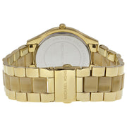  Shop Authentic Michael Kors Slim Runway Gold Dial Two Tone Gold Strap Watch for Women - MK4285 - Luxxuri