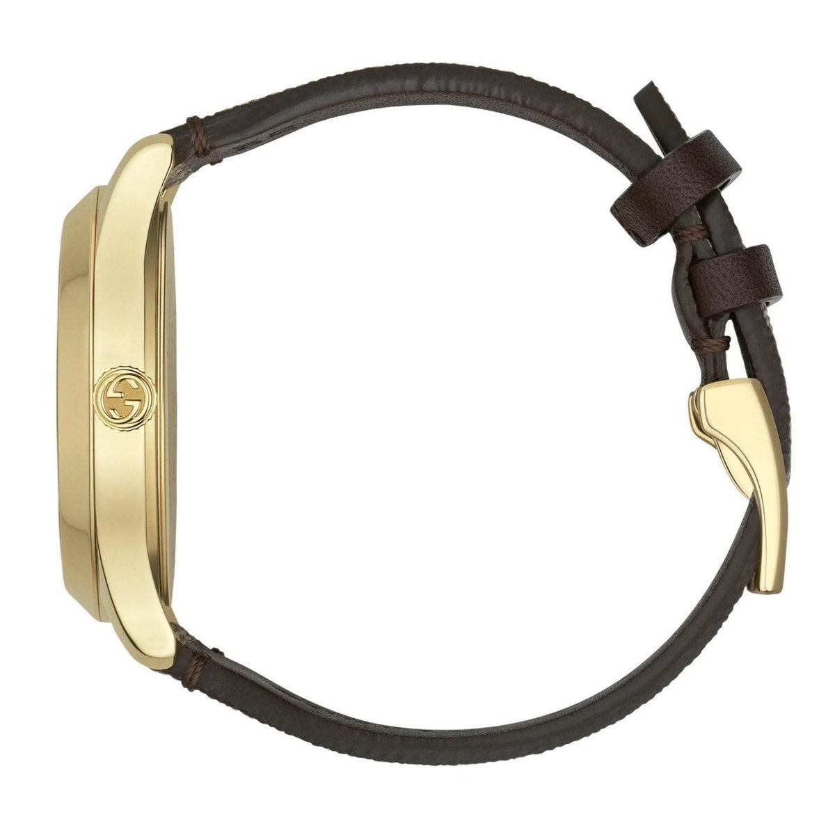  Shop Authentic Gucci G Timeless Brown Dial Brown Leather Strap Watch For Men - YA1264068 - Luxxuri
