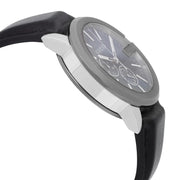  Shop Authentic Gucci G Chrono Black Dial Black Leather Strap Watch For Men - YA101205 - Luxxuri