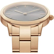  Shop Authentic Daniel Wellington Iconic Link Grey Dial Gold Steel Strap Watch For Women - DW00100334 - Luxxuri