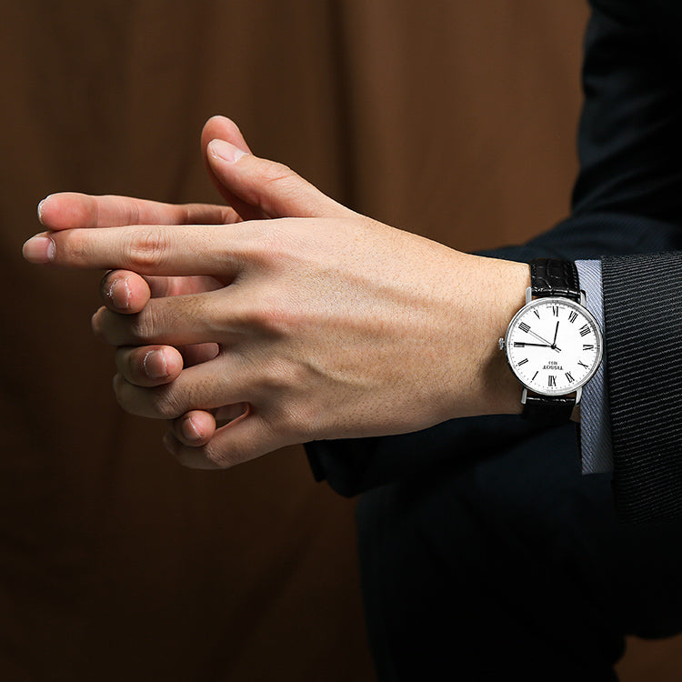  Shop Authentic Tissot Everytime Medium White Dial Black Leather Strap Watch For Men - T109.410.16.033.01 - Luxxuri