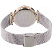  Shop Authentic Tommy Hilfiger Lynn Quartz Silver Dial Silver Mesh Bracelet Watch For Women - 1781863 - Luxxuri