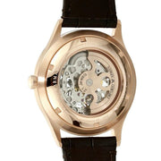  Shop Authentic Emporio Armani Meccanico White Skeleton Dial Black Leather Strap Watch For Men - AR1924 - Luxxuri