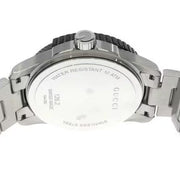  Shop Authentic Gucci G Timeless Black Dial Silver Steel Strap Watch For Men - YA126249 - Luxxuri
