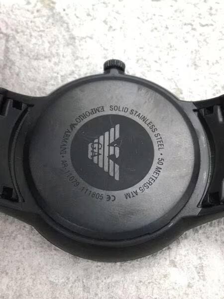  Shop Authentic Emporio Armani Renato Quartz Black Dial Black Steel Strap Watch For Men - AR11079 - Luxxuri