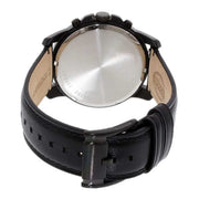  Shop Authentic Fossil Grant Chronograph Black Dial Black Leather Strap Watch for Men - FS5132 - Luxxuri