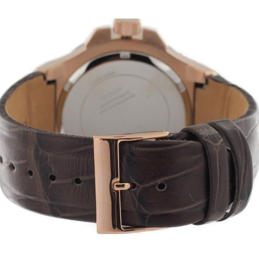  Shop Authentic Guess Rigor Analog Brown Dial Brown Leather Strap Watch For Men - W0040G3 - Luxxuri