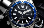  Shop Authentic Citizen Promaster Fugu Limited Edition Diver's 200m Automatic Black Dial Silver Steel Strap Watch For Men - NY0098-84E - Luxxuri