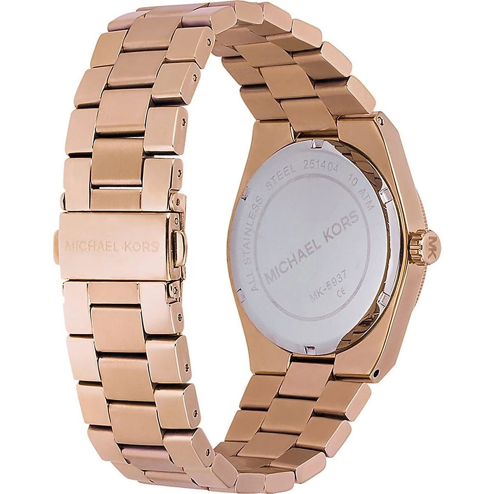  Shop Authentic Michael Kors Channing Black Dial Rose Gold Steel Strap Watch For Women - MK5937 - Luxxuri