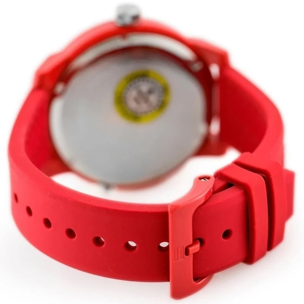  Shop Authentic Tommy Hilfiger Denim Quartz Red Dial Red Rubber Strap Watch for Men - 1791323 - Luxxuri