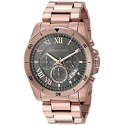  Shop Authentic Michael Kors Brecken Chronograph Analog Black Dial Rose Gold Steel Strap Watch For Women - MK8563 - Luxxuri