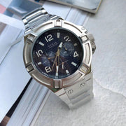  Shop Authentic Guess Rigor Quartz Black Dial Silver Steel Strap Watch For Men - W0218G2 - Luxxuri
