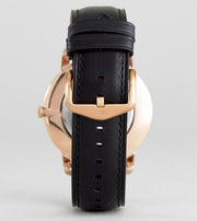  Shop Authentic Fossil The Minimalist Black Dial Black Leather Strap Watch for Men - FS5376 - Luxxuri
