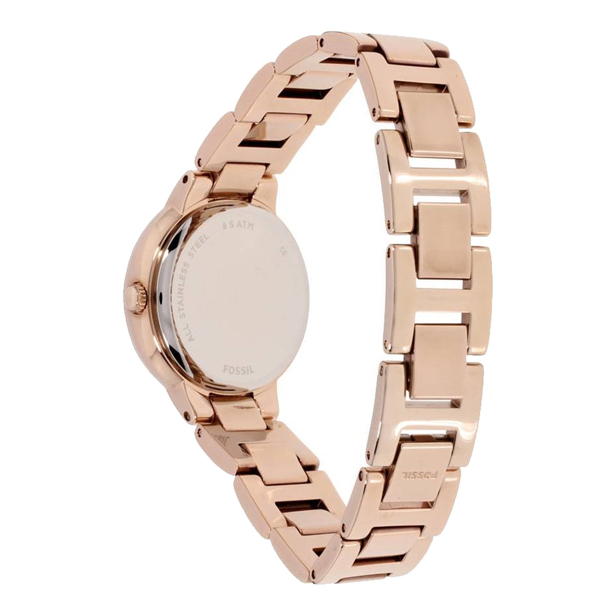  Shop Authentic Fossil Virginia Pink Dial Pink Steel Strap Watch for Women - ES4482 - Luxxuri