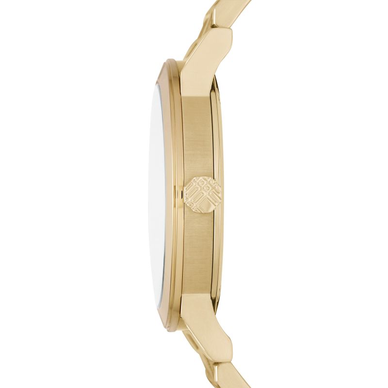  Shop Authentic Burberry The City Gold Dial Gold Steel Strap Watch for Women - BU9033 - Luxxuri