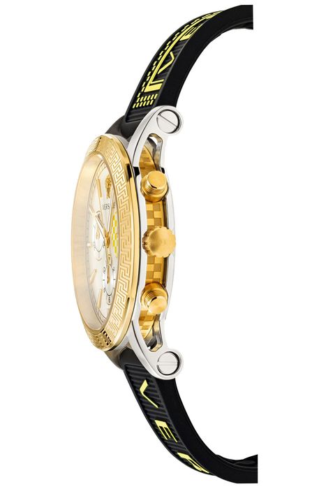  Shop Authentic Versace Sports Tech Chronograph Silver Dial Black Rubber Strap Watch for Women - VELT00519 - Luxxuri