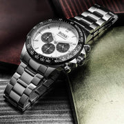  Shop Authentic Hugo Boss Ikon White Dial Silver Steel Strap Watch for Men - 1512964 - Luxxuri