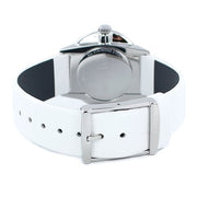  Shop Authentic Calvin Klein Accent Silver Dial White Leather Strap Watch for Women - K2Y231K6 - Luxxuri