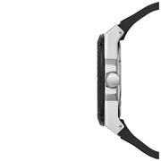  Shop Authentic Guess Legacy White Dial Black Rubber Strap Watch For Men - W1049G3 - Luxxuri