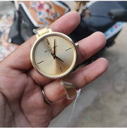  Shop Authentic Michael Kors Jaryn Analog Quartz Gold Dial Gold Steel Strap Watch For Women - MK3546 - Luxxuri