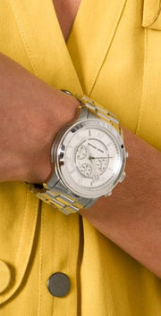  Shop Authentic Michael Kors Runway Silver Dial Silver Steel Strap Watch for Men- MK8086 - Luxxuri