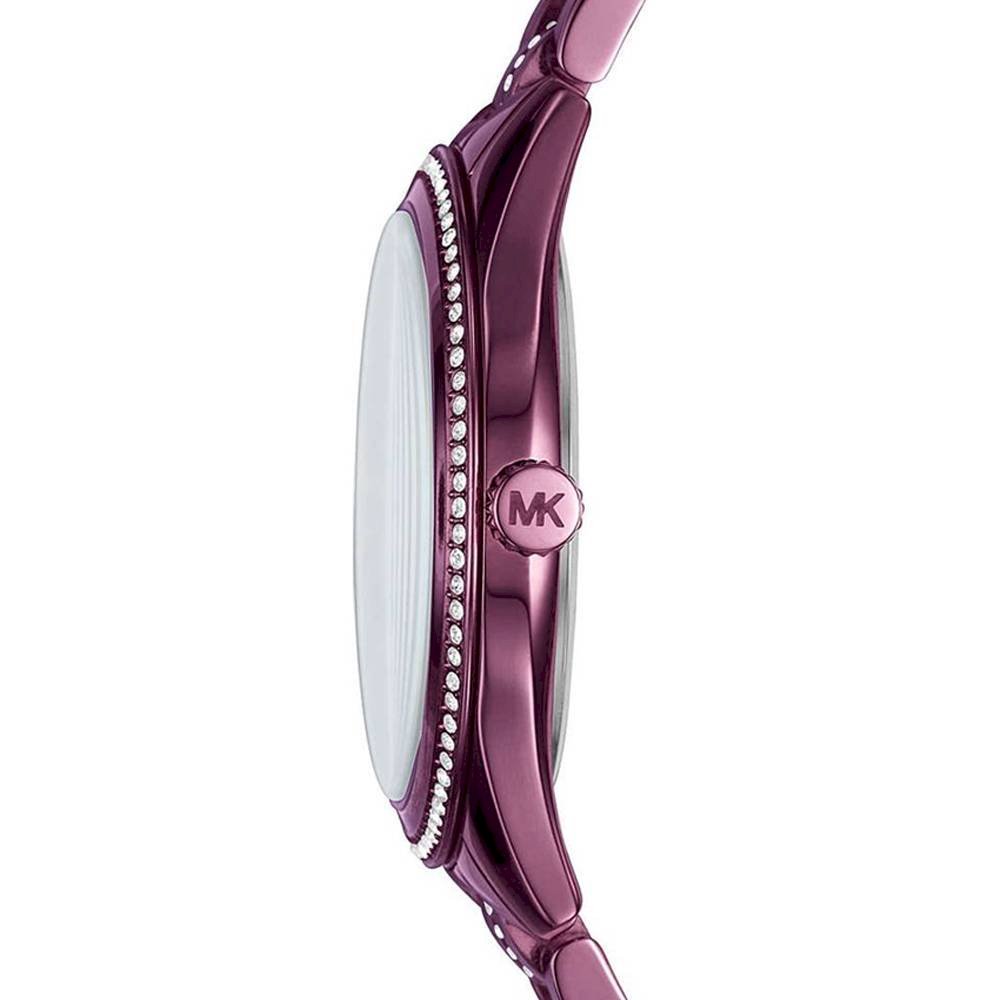  Shop Authentic Michael Kors Lauryn Black Dial Purple Steel Strap Watch for Women - MK3724 - Luxxuri