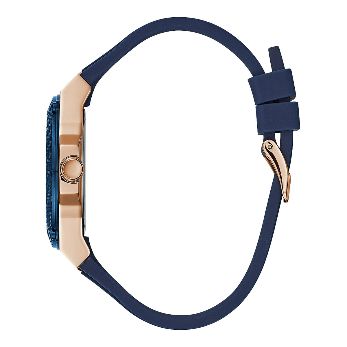  Shop Authentic Guess Zena Blue Dial Blue Silicone Strap Watch For Women - W1049L2 - Luxxuri