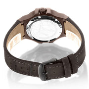  Shop Authentic Maserati Potenza Brown Dial Brown Leather Strap Watch For Men - R8851108011 - Luxxuri