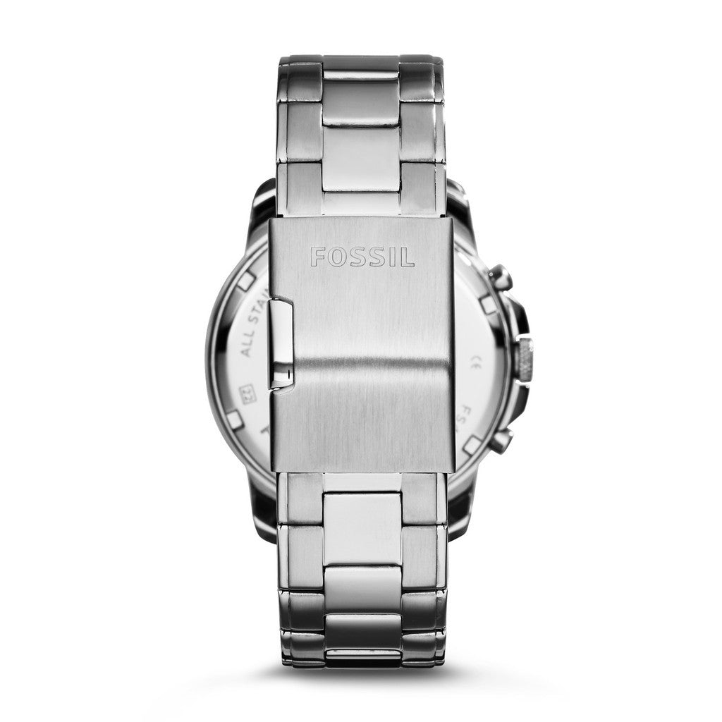  Shop Authentic Fossil Grant Chronograph Black Dial Silver Steel Strap Watch for Men - FS4994 - Luxxuri